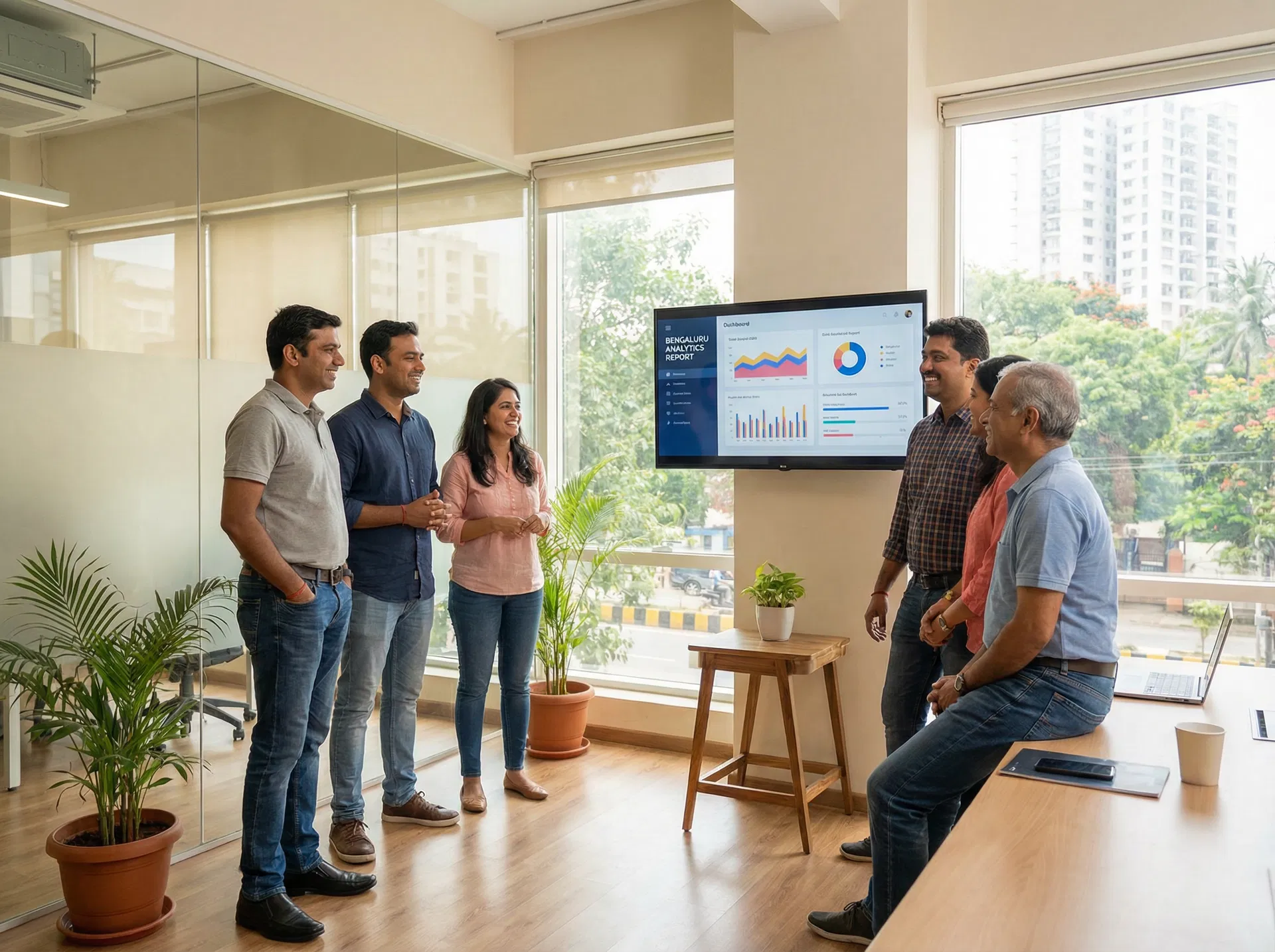 Readyanna 360 team working in Delhi office